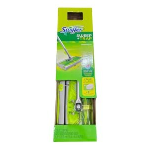Swiffer Sweep & Trap Kit 8 Cloth Refills Discontinued Old New Stock Sealed Box
